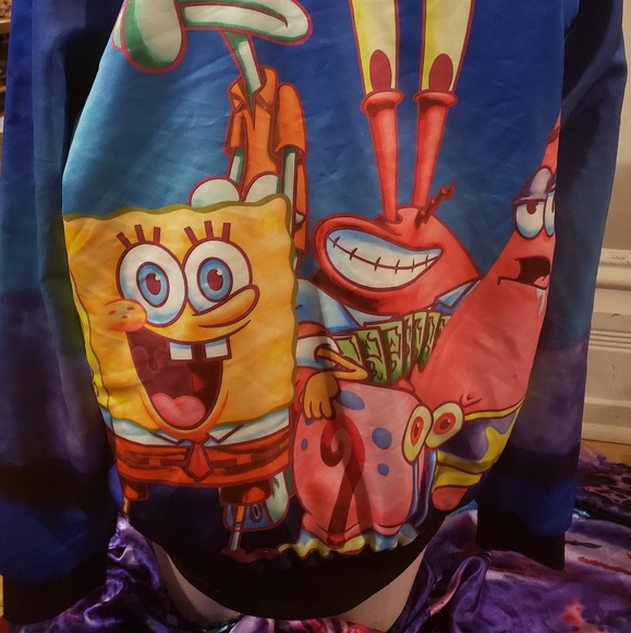 Spongebob Squarepants Baseball Style Oddity Jacket - Picture 2 of 11